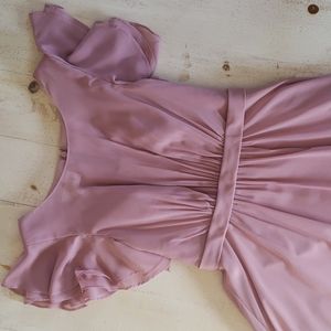 Azazie Bridesmaid Dress. Size 10A.  Dusty Rose Pink